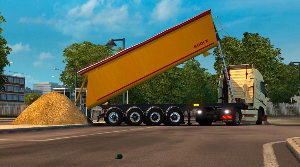 Bodex Tipper Trailer Mod Euro Truck Simulator 2 mod / ETS2 mod