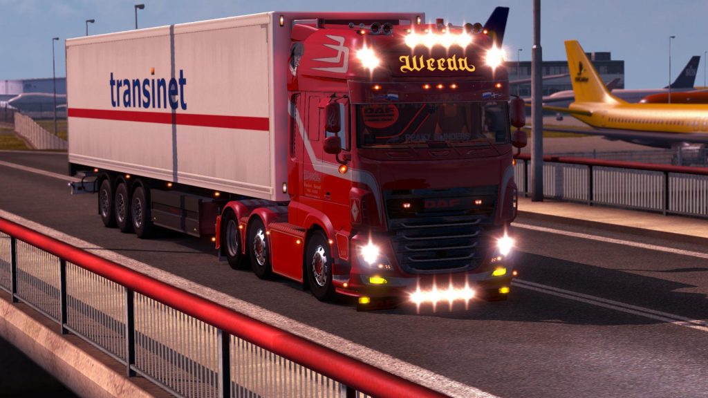 Daf Xf Weeda D Tec Container Pack Mod Euro Truck Simulator Mod