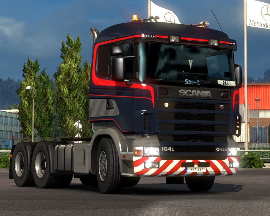 Scania RJL 4 Series Special Transport Skin Mod ETS2 Euro Truck