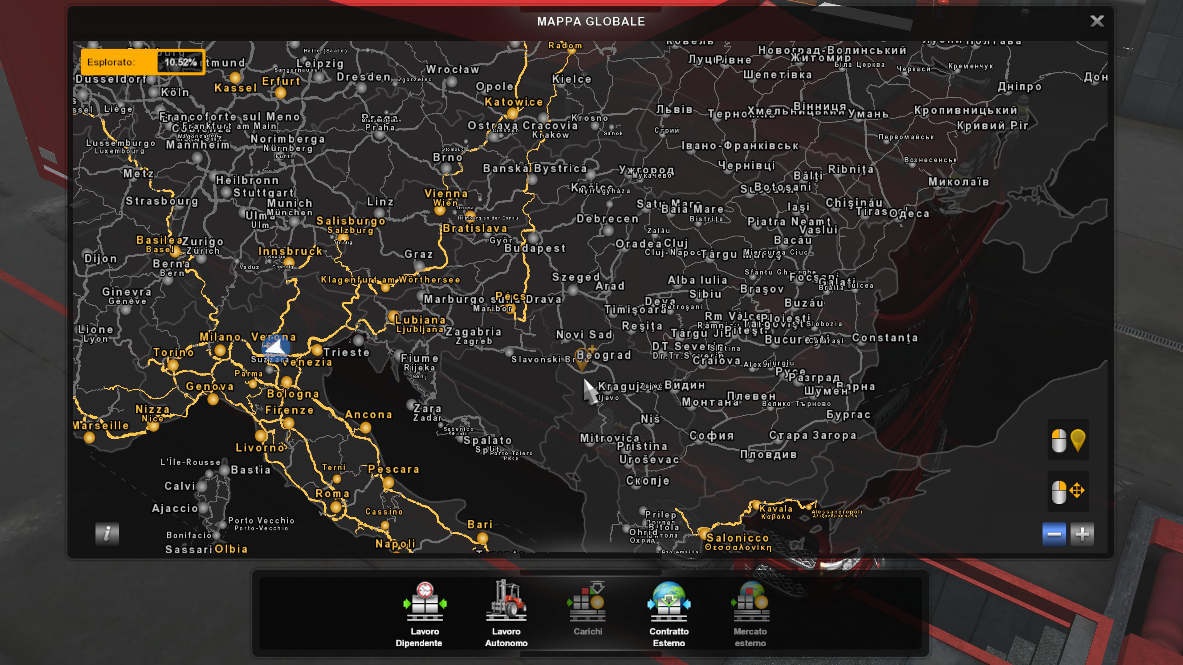 euro truck simulator 2 map without dlc