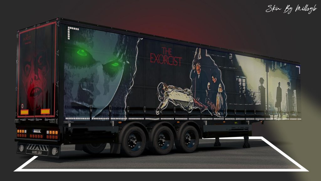 The Exorcist Trailer Skin 1 v1.0 MOD Euro Truck Simulator 2 mod