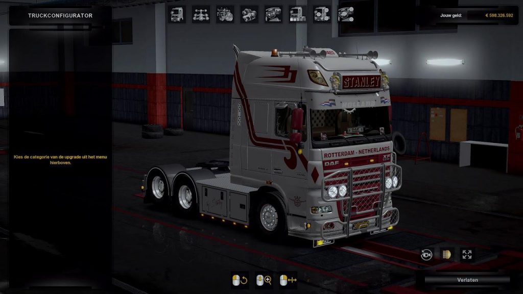 Daf Xf 105 By Stanley Template V16 Mod Euro Truck Simulator 2 Mod 9986